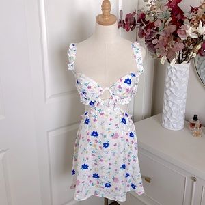 FOR LOVE & LEMONS | White Mini Dress | Size: Medium